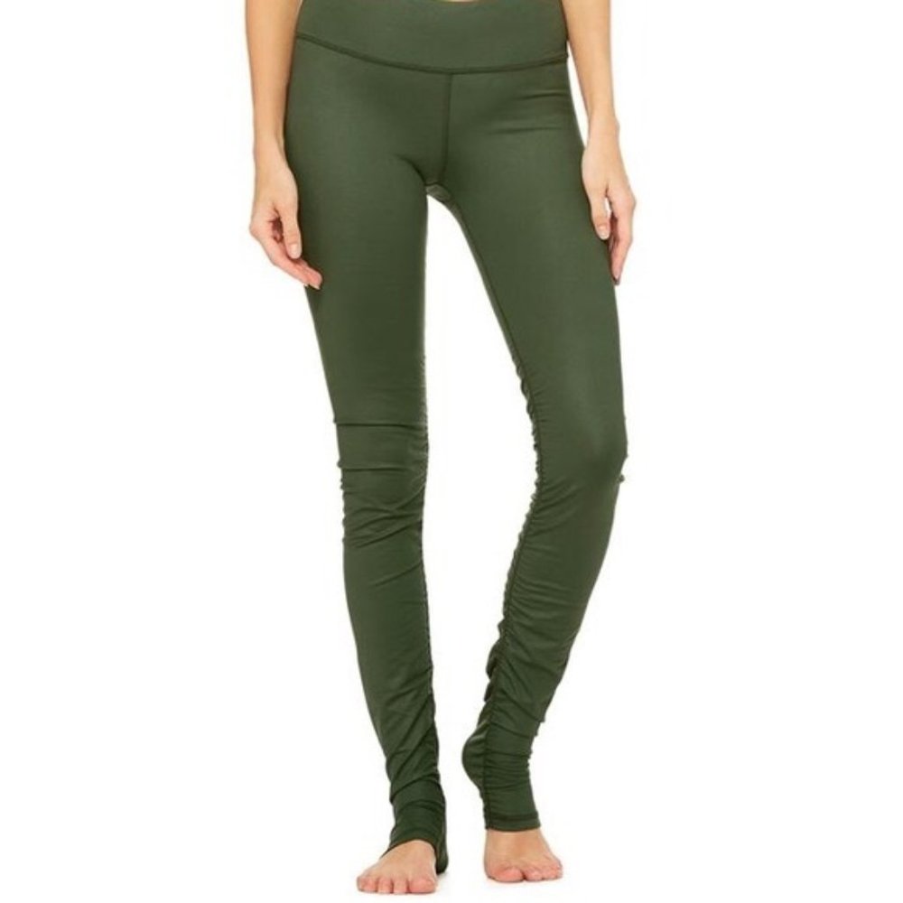 Alo Yoga Women's Idol Legging, Jungle Glossy, M